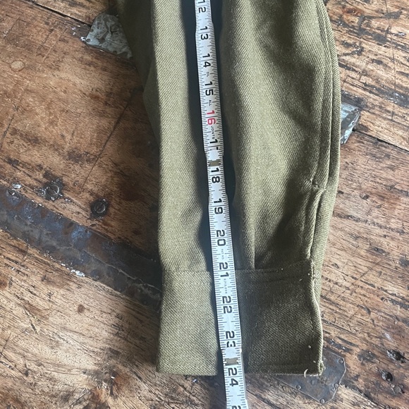 Vintage 1952 Bomber Jacket Olive Green Men's Military Jacket - Picture 13 of 14